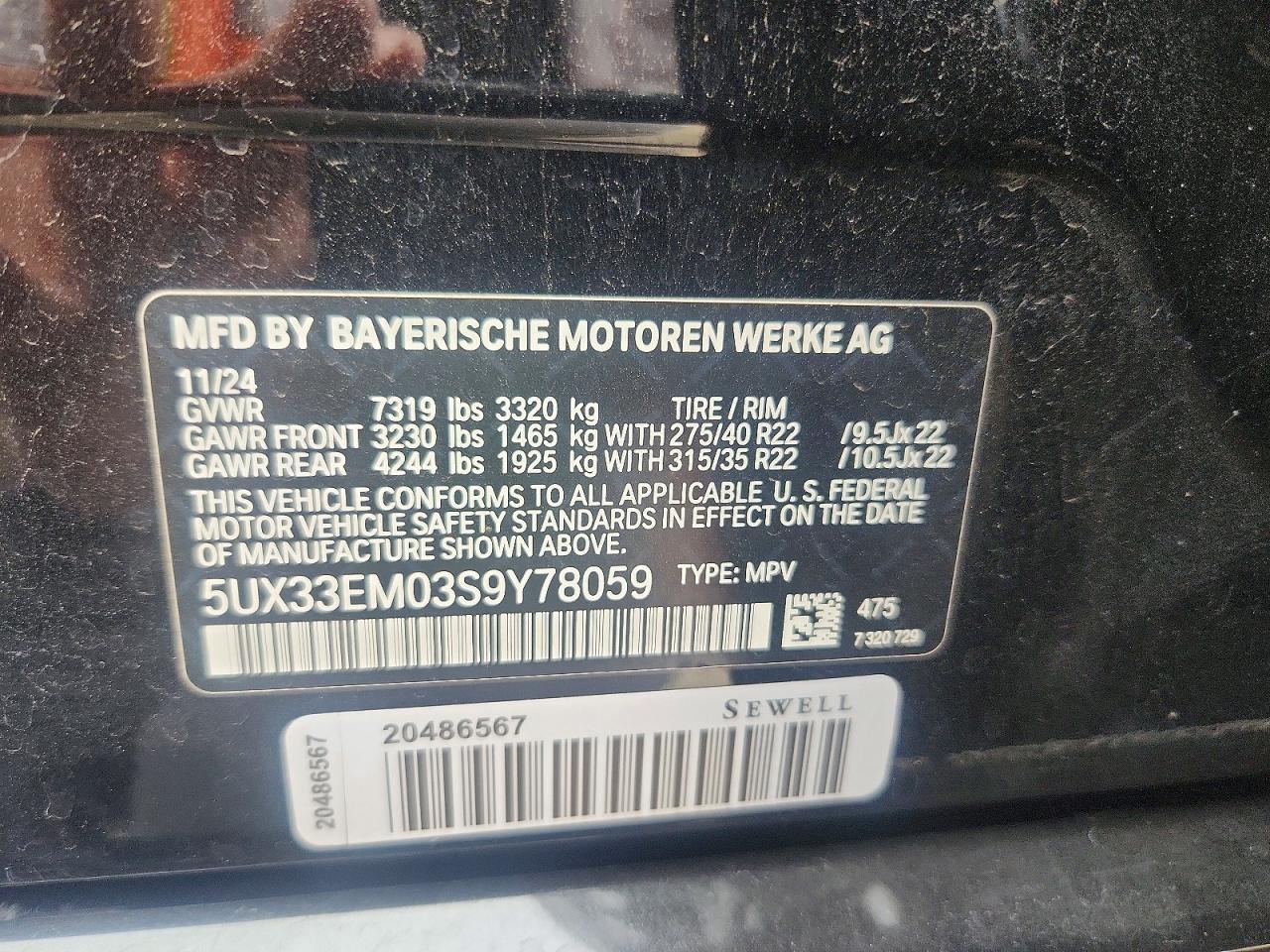 2025 BMW X7 M60I - zdjęcie 13