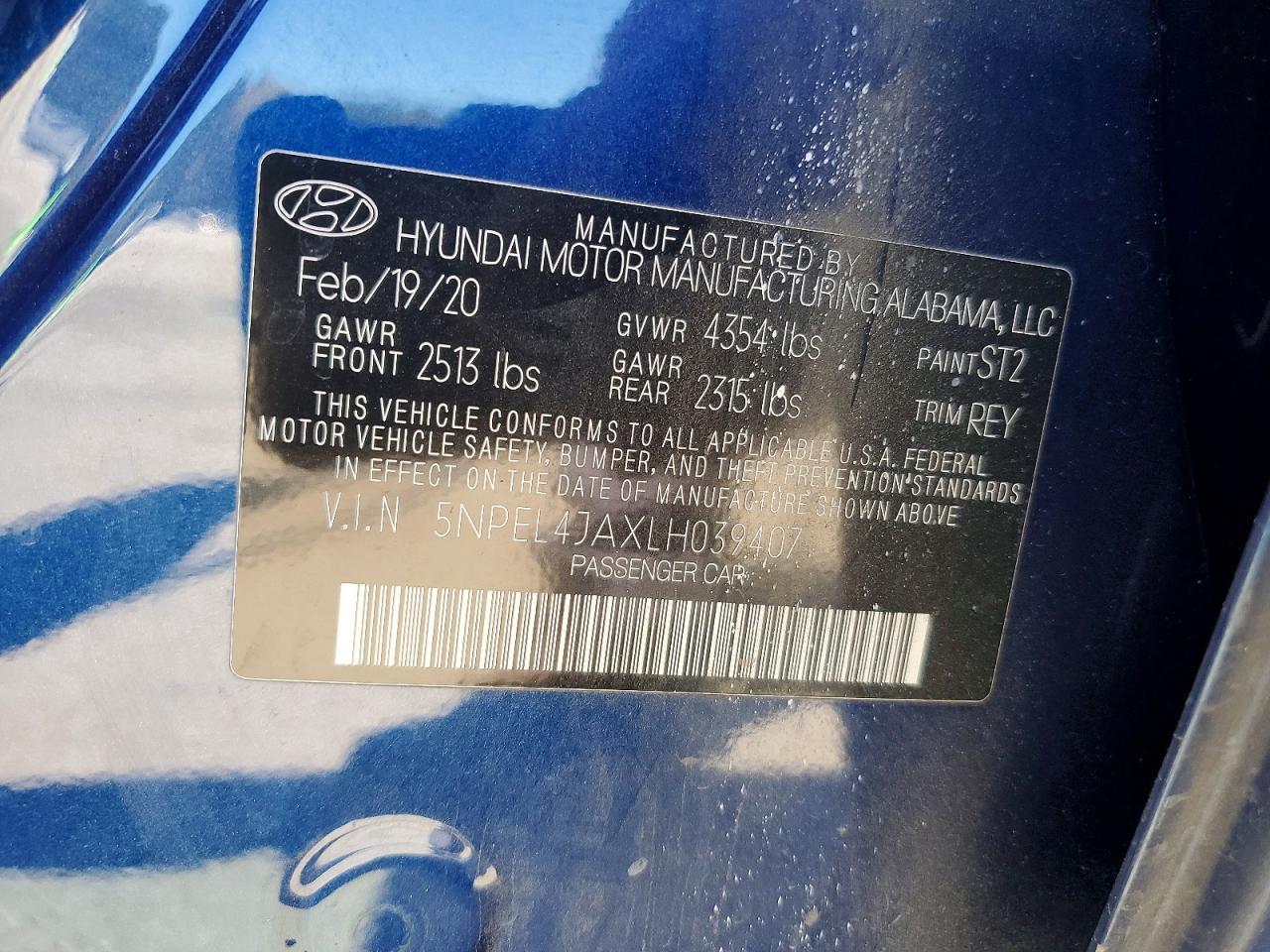 2020 Hyundai Sonata Sel - zdjęcie 12