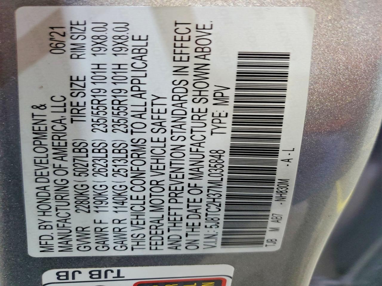 2021 Acura Rdx - zdjęcie 14