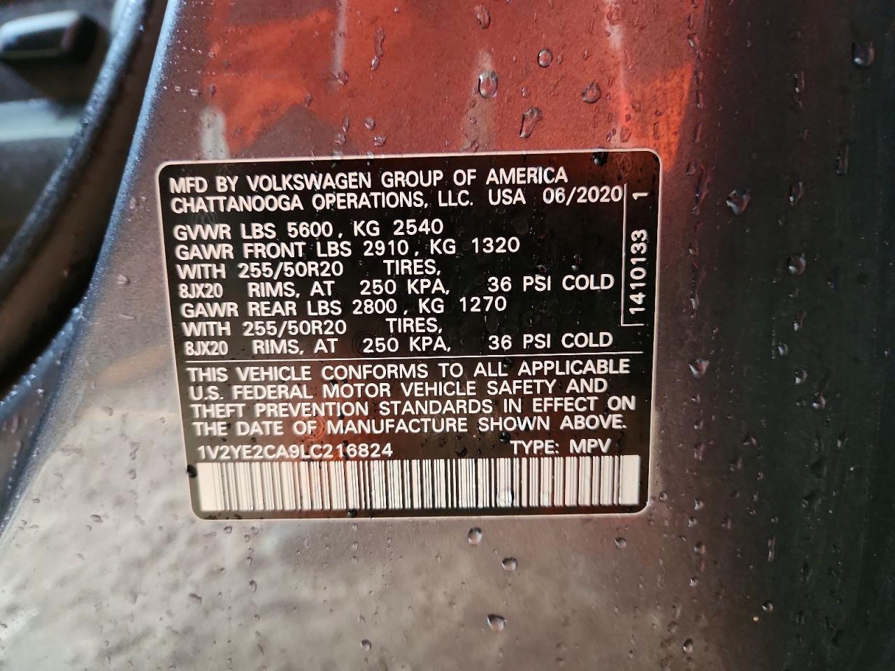 2020 Volkswagen Atlas Cross Sport Se - zdjęcie 13