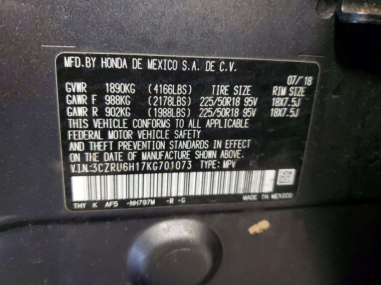 2019 Honda Hr-V Sport - zdjęcie 12
