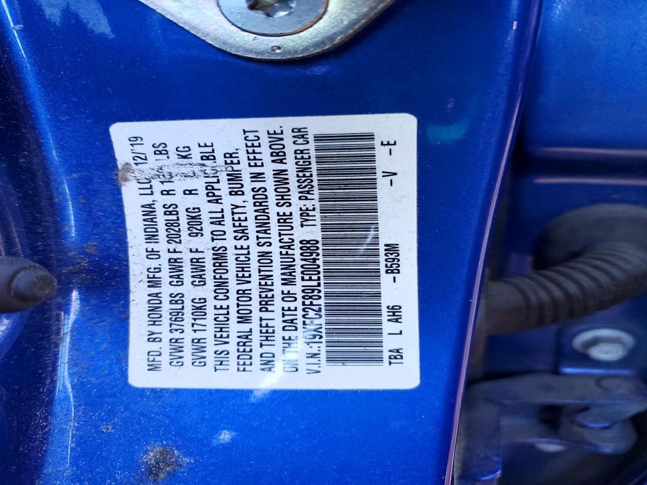 2020 Honda Civic Sport - zdjęcie 12