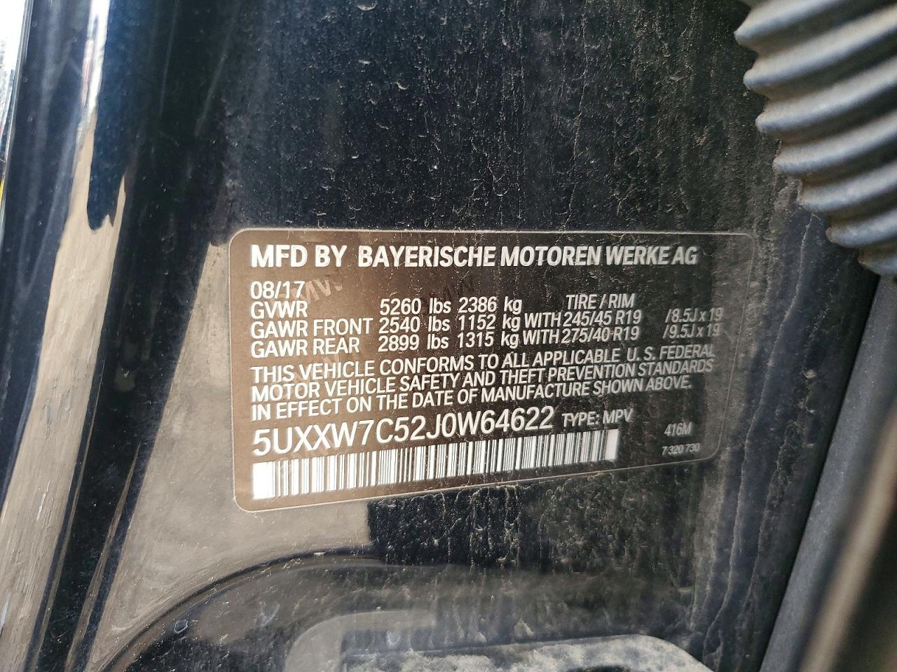 2018 BMW X4 xDrivem40I - zdjęcie 13