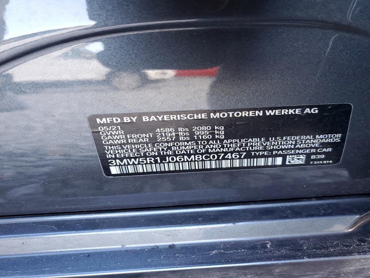 2021 BMW 330I - zdjęcie 12