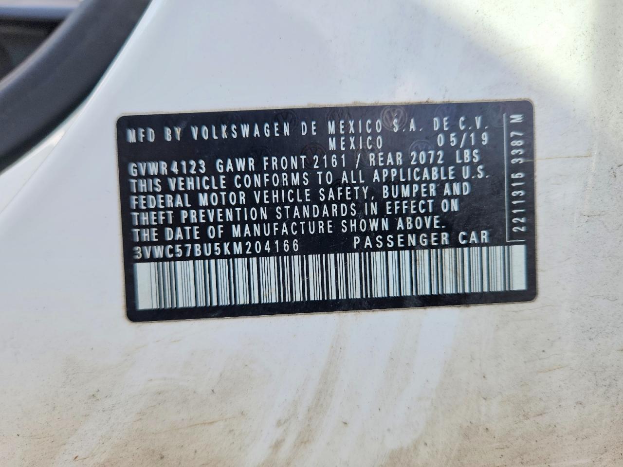 2019 Volkswagen Jetta S - zdjęcie 12