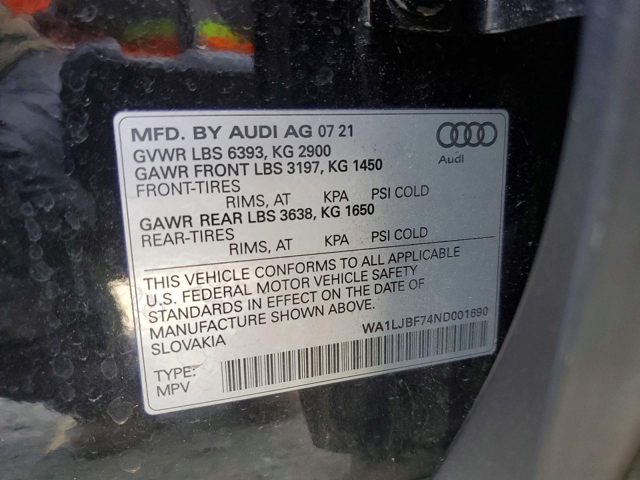 2022 Audi Q7 Premium Plus - zdjęcie 14
