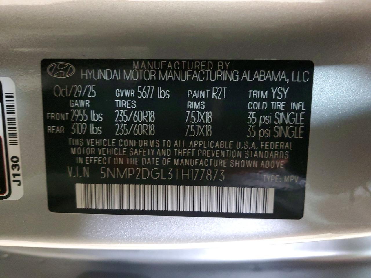 2026 Hyundai Santa Fe Sel - zdjęcie 13