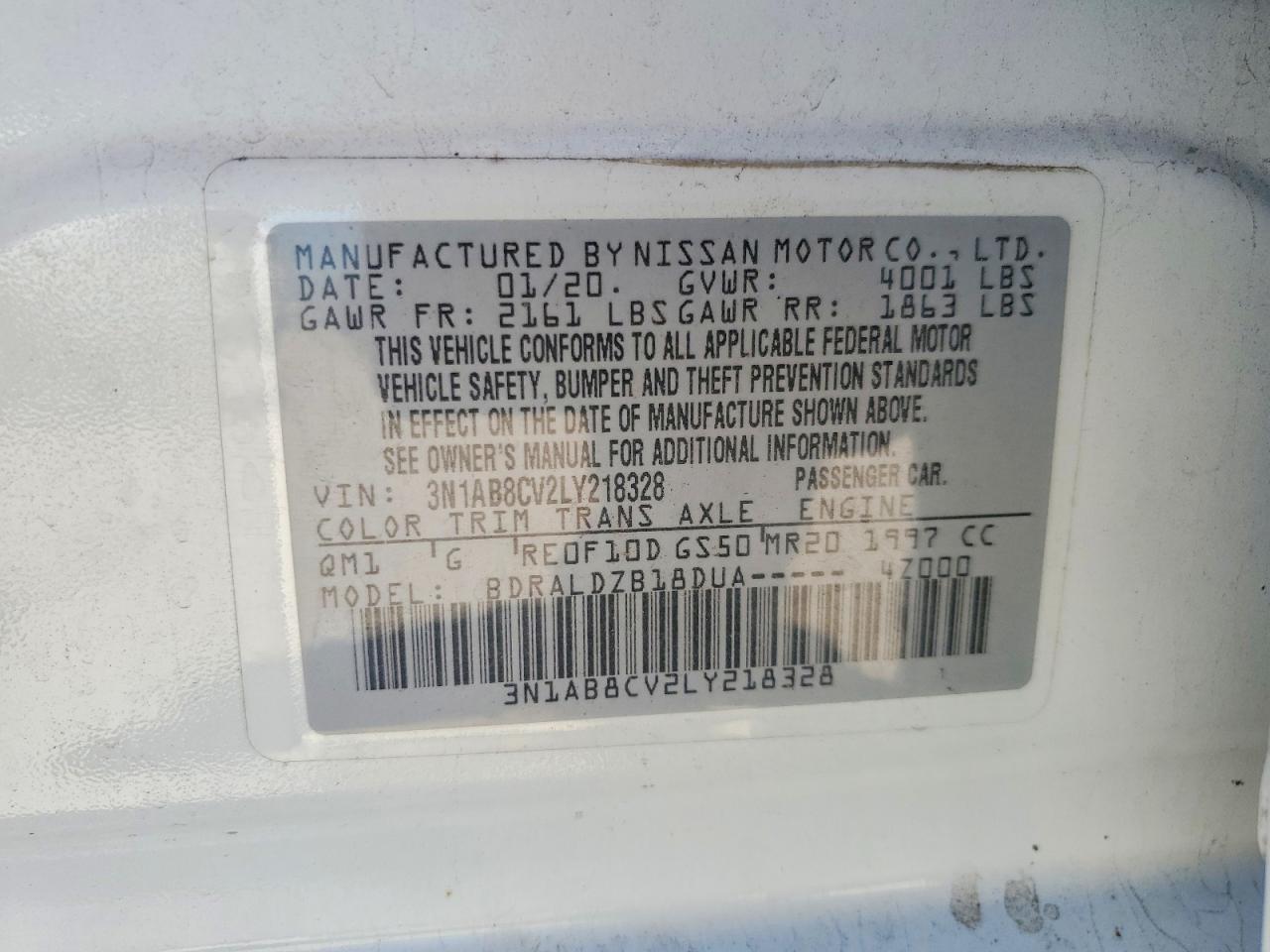 2020 Nissan Sentra Sv - zdjęcie 12