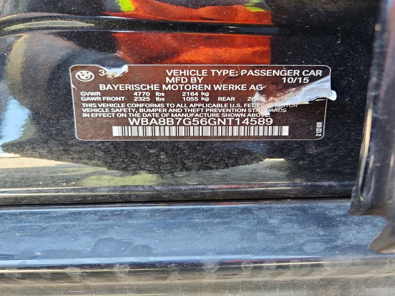 2016 BMW 340 Xi - zdjęcie 12