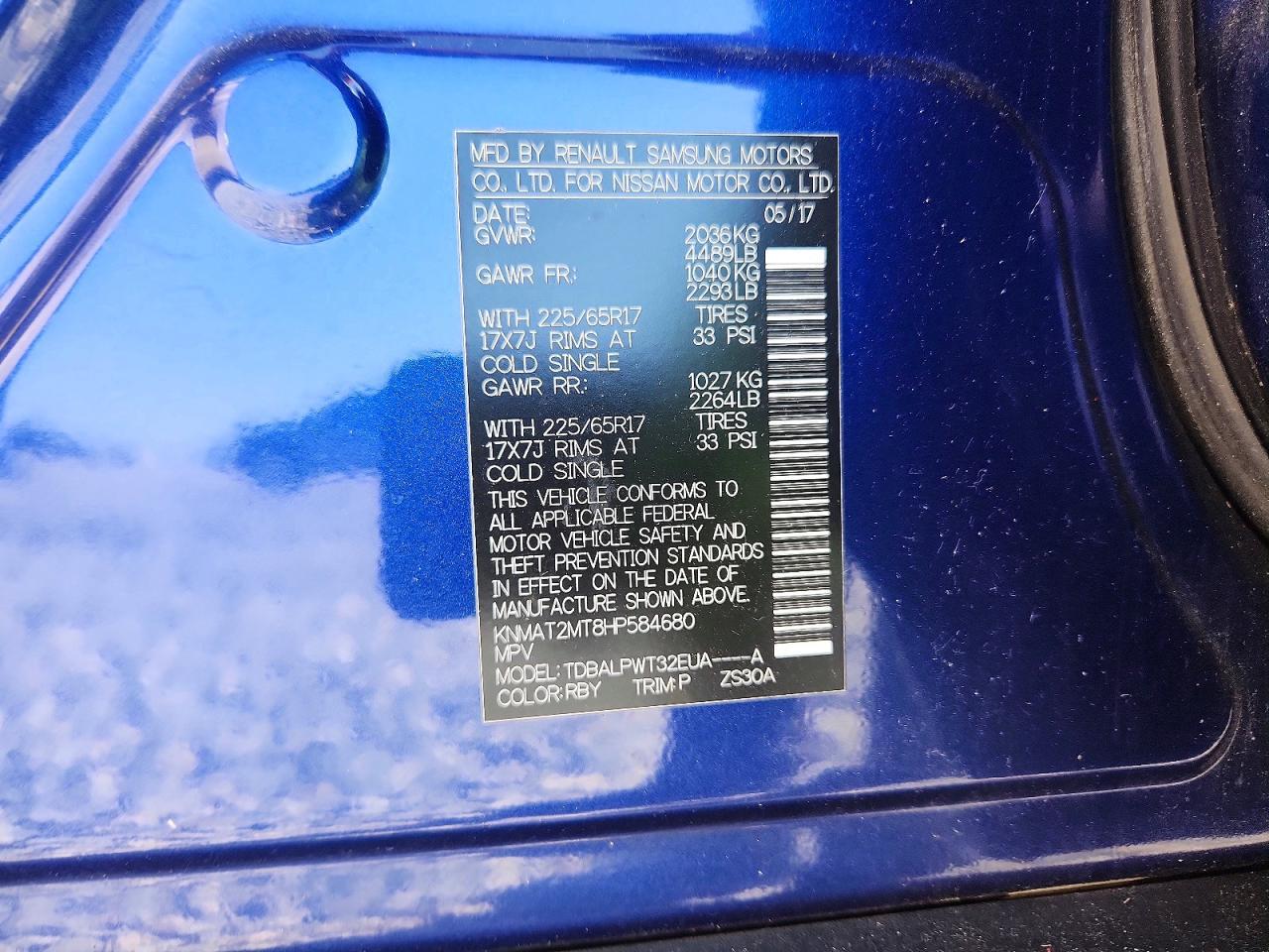 2017 Nissan Rogue S - zdjęcie 13