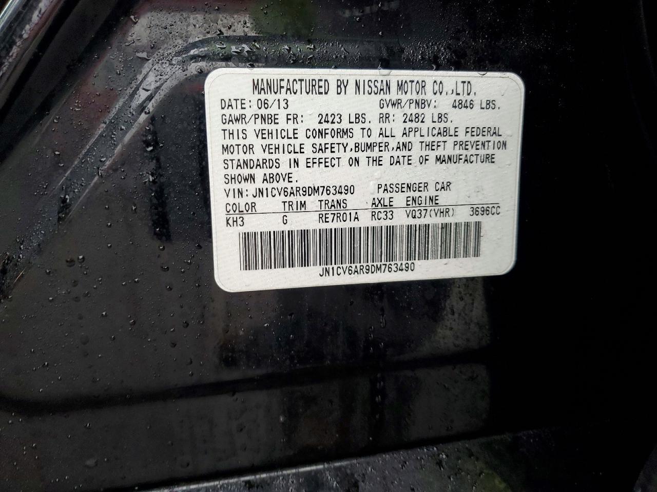 2013 Infiniti G37 Sedan X - zdjęcie 12