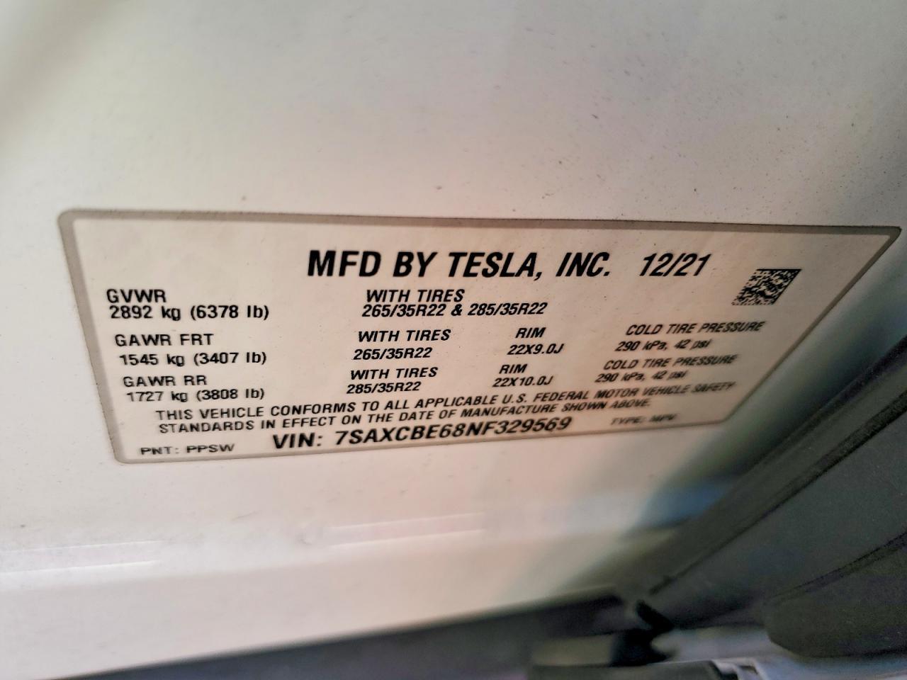 2022 Tesla Model X - zdjęcie 14