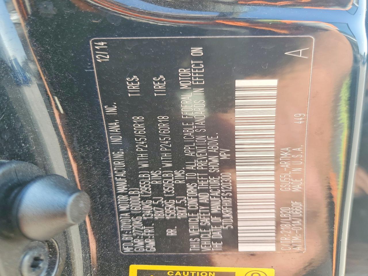 2015 Toyota Highlander Xle - zdjęcie 13