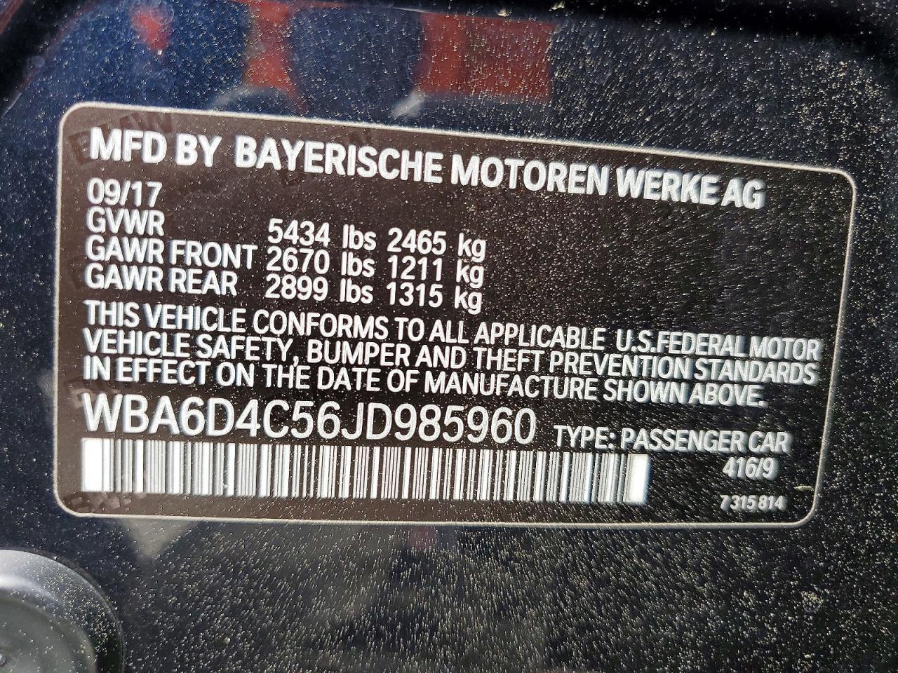 2018 BMW 650 I Gran Coupe - zdjęcie 12