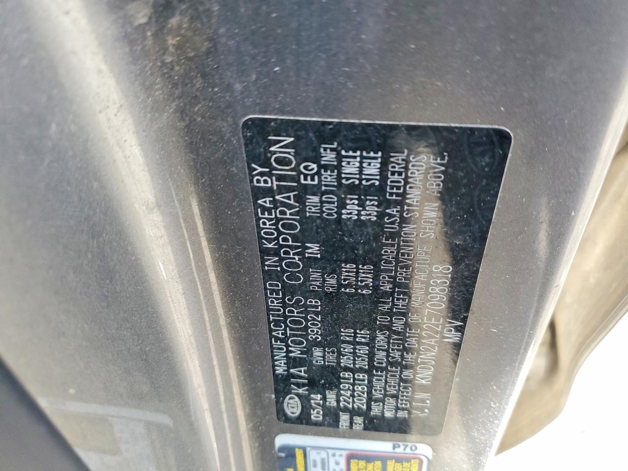 2014 Kia Soul Base - zdjęcie 12