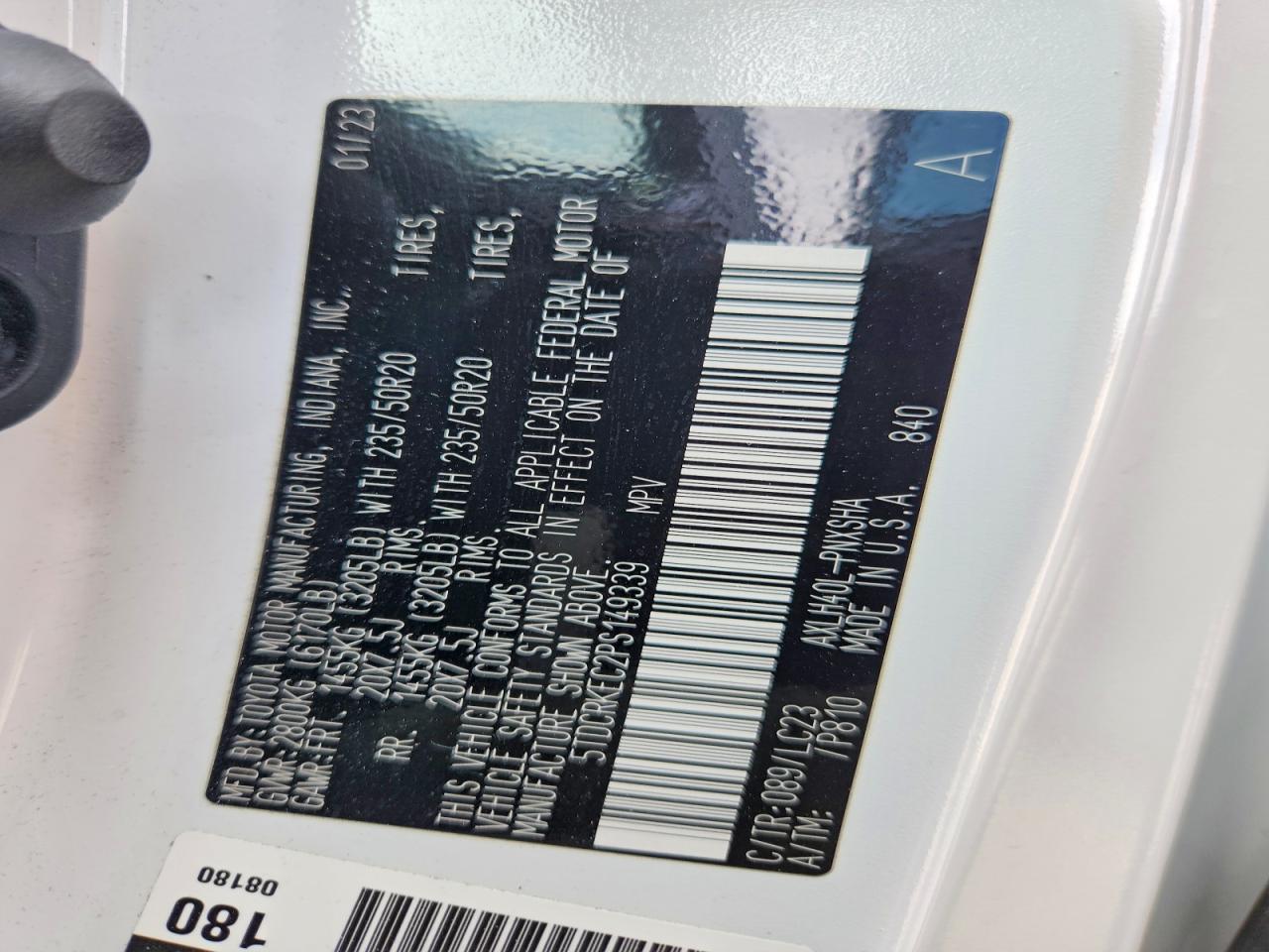 2023 Toyota Sienna 25Th Anniversary Edition - zdjęcie 14