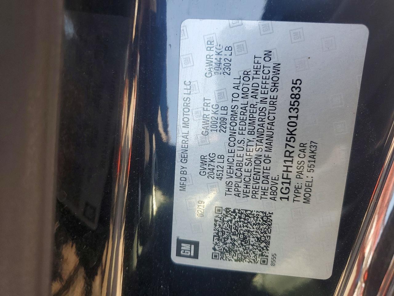 2019 Chevrolet Camaro Ss - zdjęcie 12