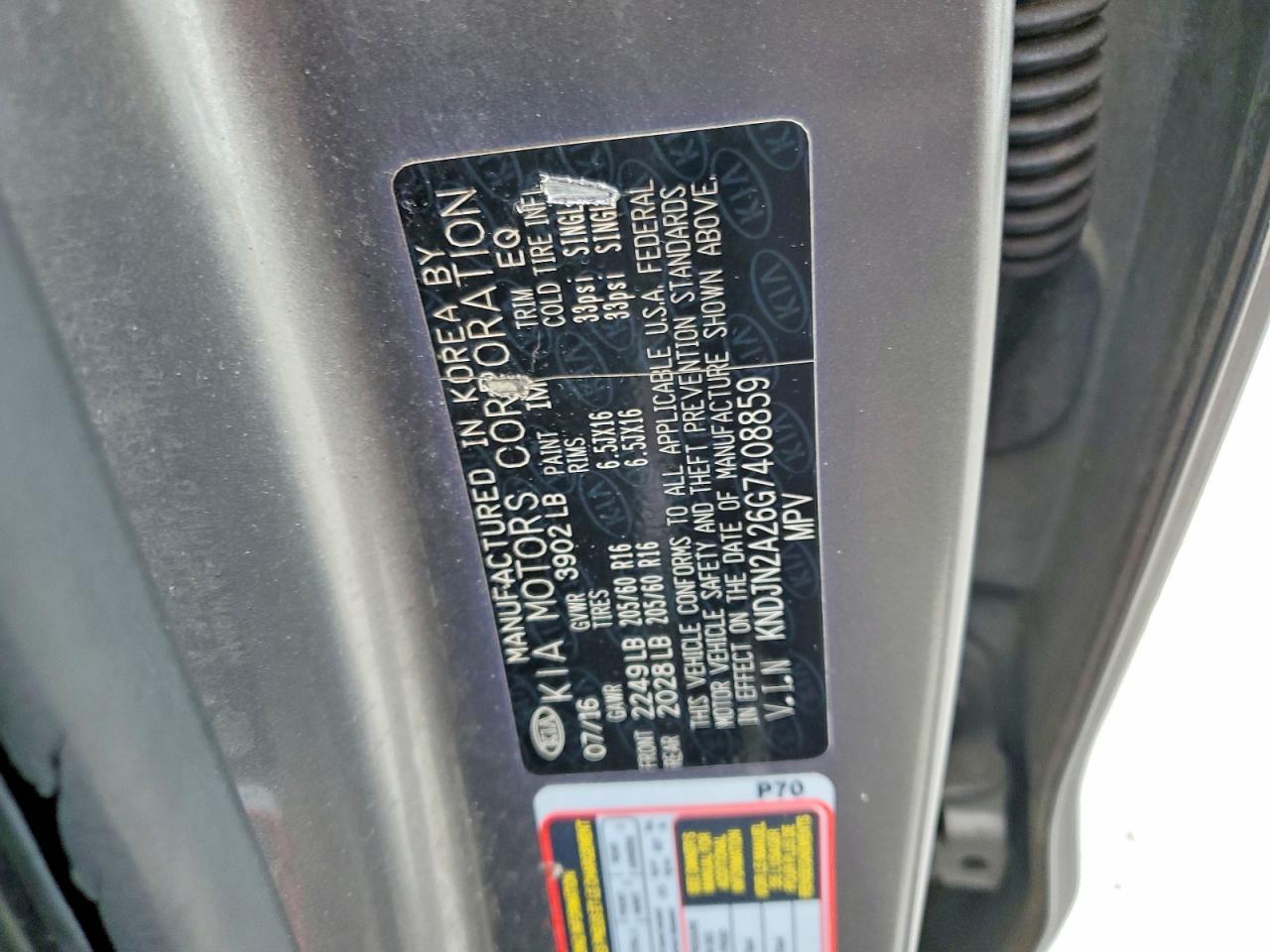 2016 Kia Soul Base - zdjęcie 14