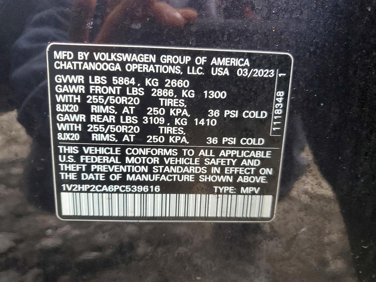 2023 Volkswagen Atlas Se - zdjęcie 12