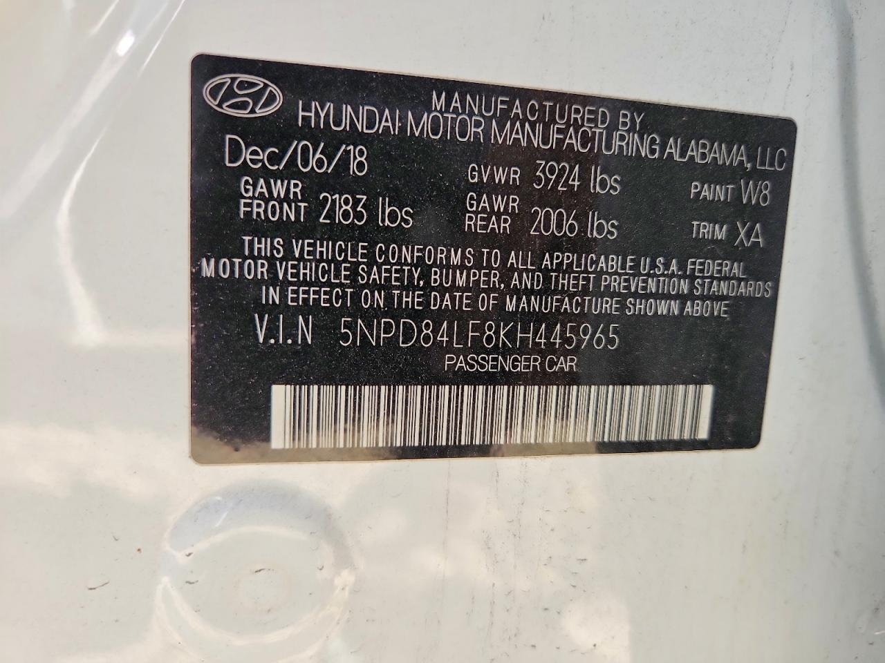 2019 Hyundai Elantra Sel - zdjęcie 12