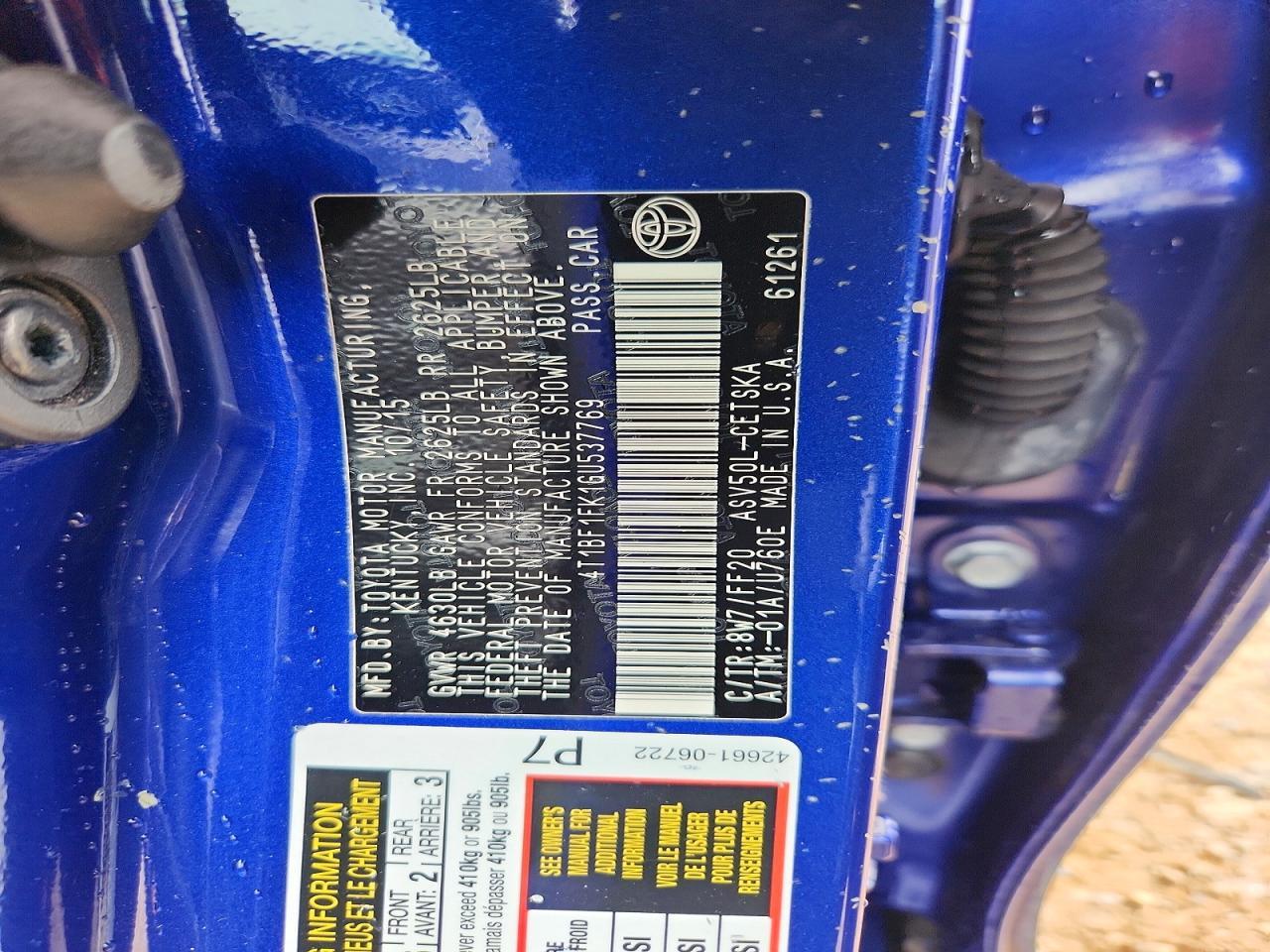 2016 Toyota Camry Se - zdjęcie 12