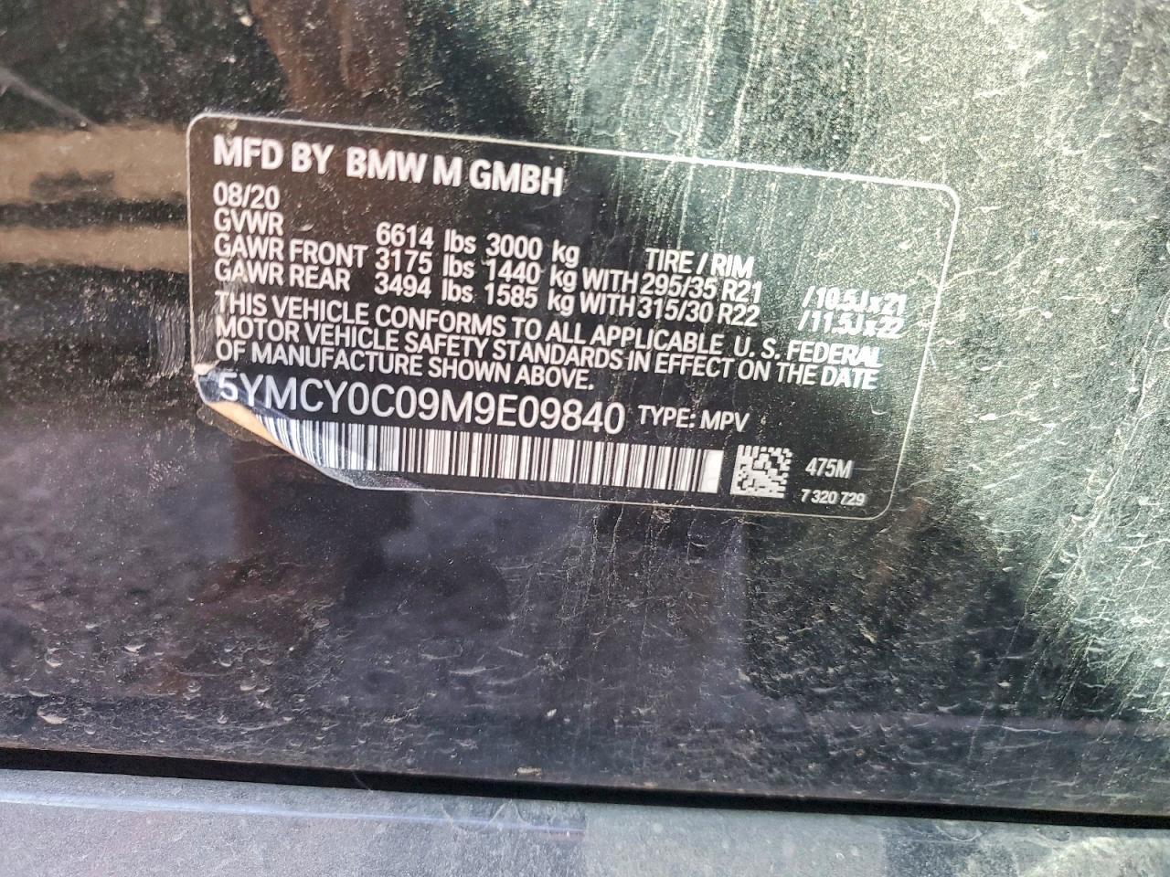 2021 BMW X6 M - zdjęcie 14