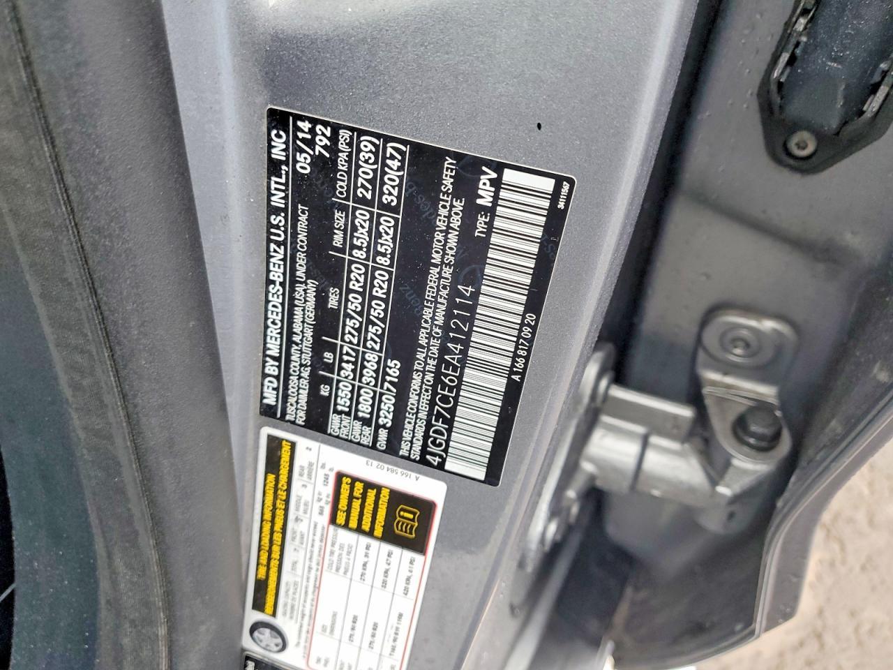 2014 Mercedes-Benz Gl 450 4Matic - zdjęcie 13