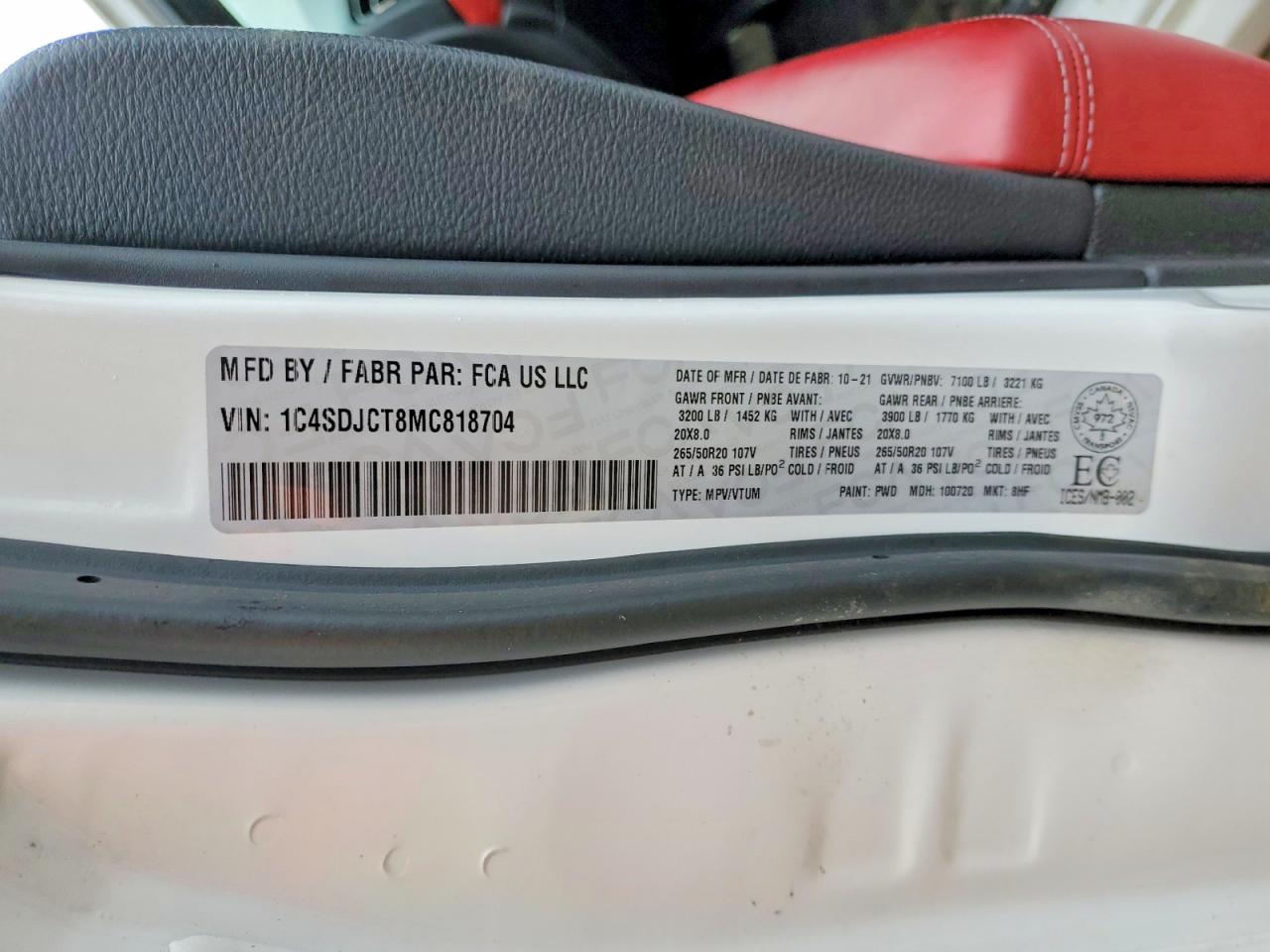 2021 Dodge Durango R - zdjęcie 14