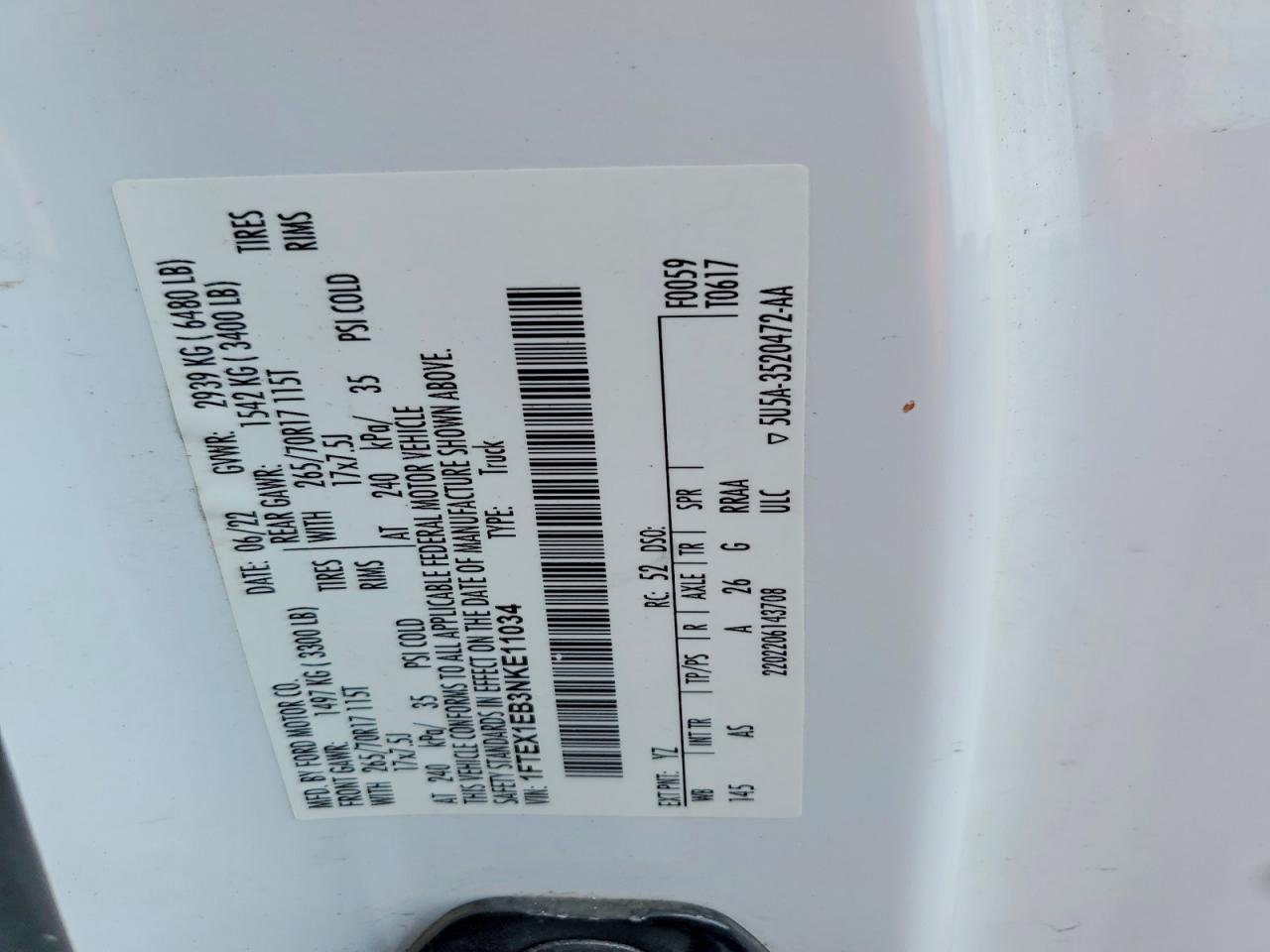 2022 Ford F150 Super Cab - zdjęcie 12