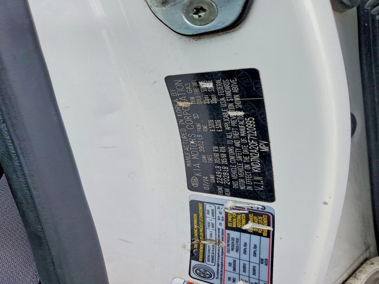 2015 Kia Soul Base - zdjęcie 12