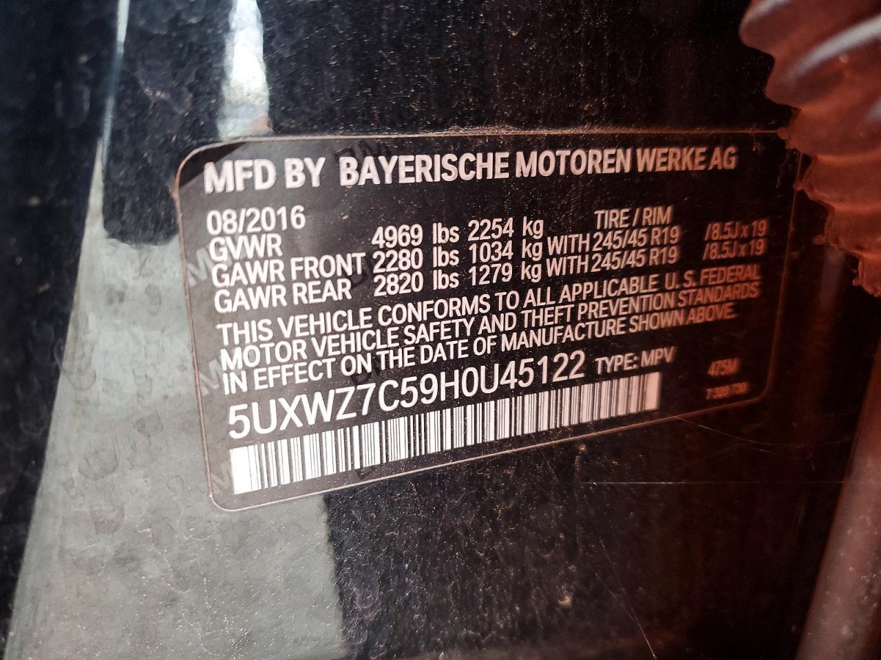 2017 BMW X3 Sdrive28I - zdjęcie 13
