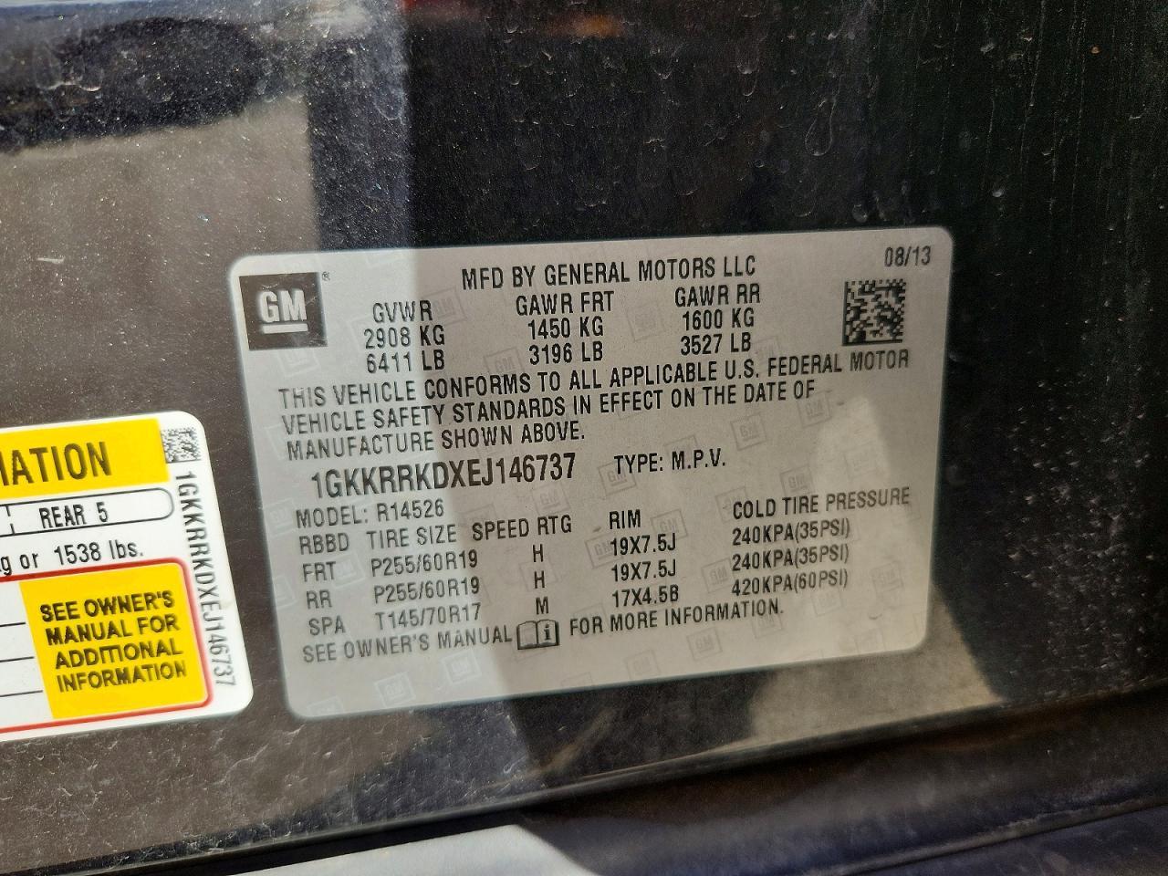 2014 GMC Acadia Slt-1 - zdjęcie 13