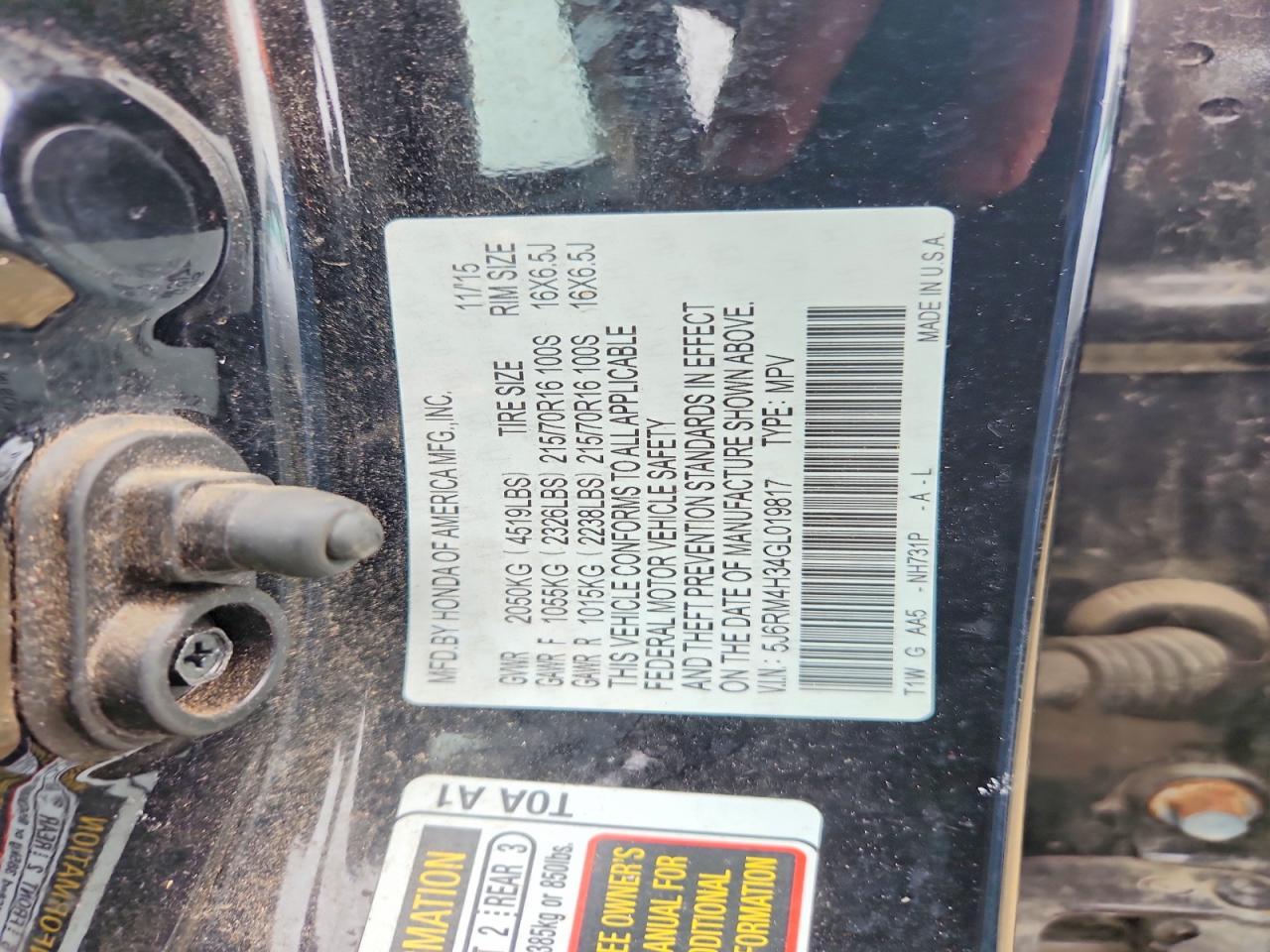 2016 Honda Cr-V - zdjęcie 12