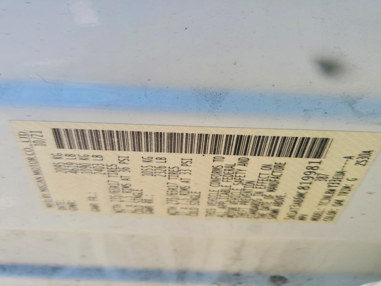 2021 Nissan Rogue S - zdjęcie 14