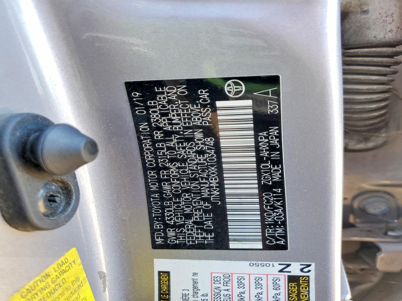 2019 Toyota C-Hr Xle - zdjęcie 13