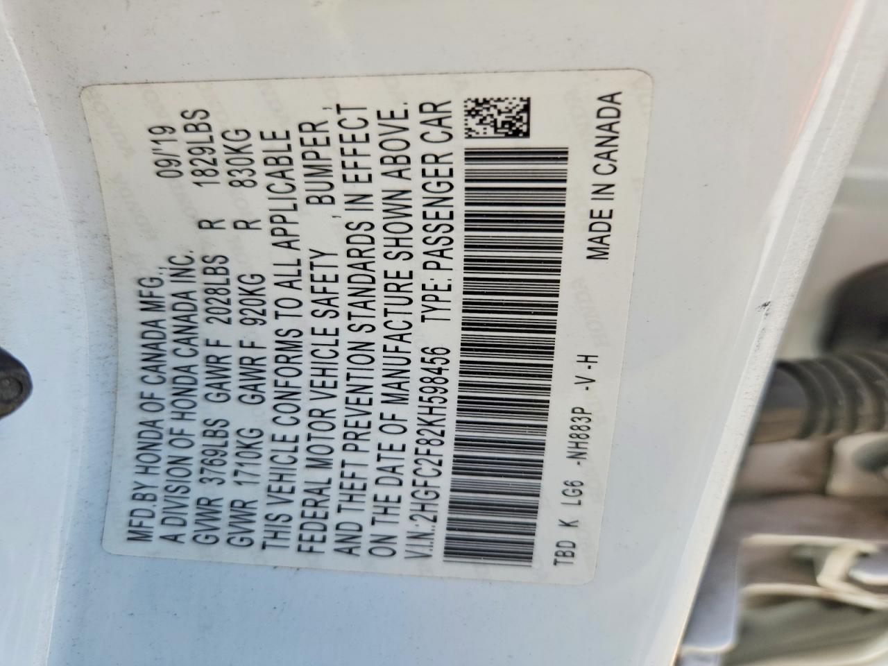 2019 Honda Civic Sport - zdjęcie 12