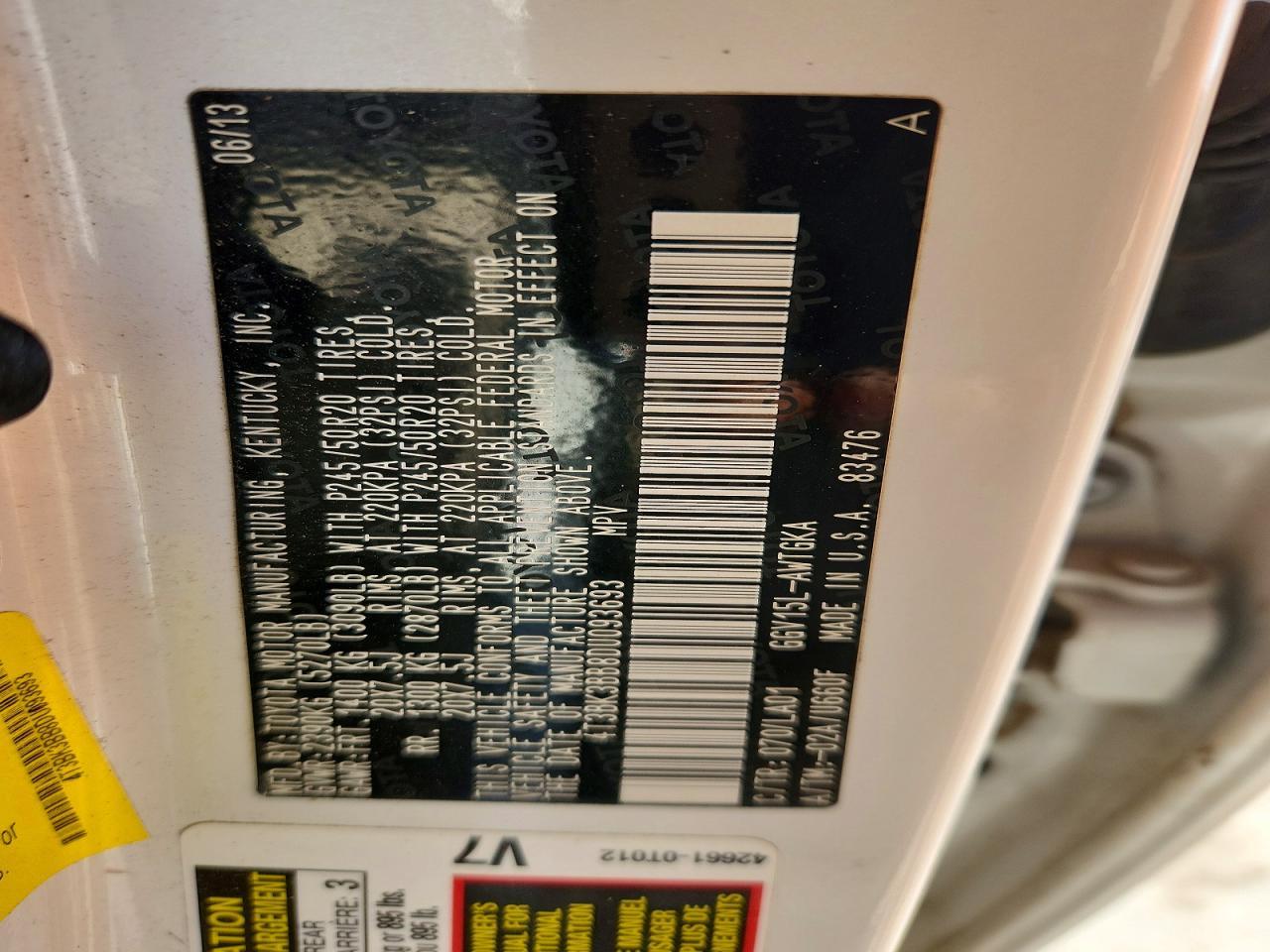 2013 Toyota Venza Xle - zdjęcie 13