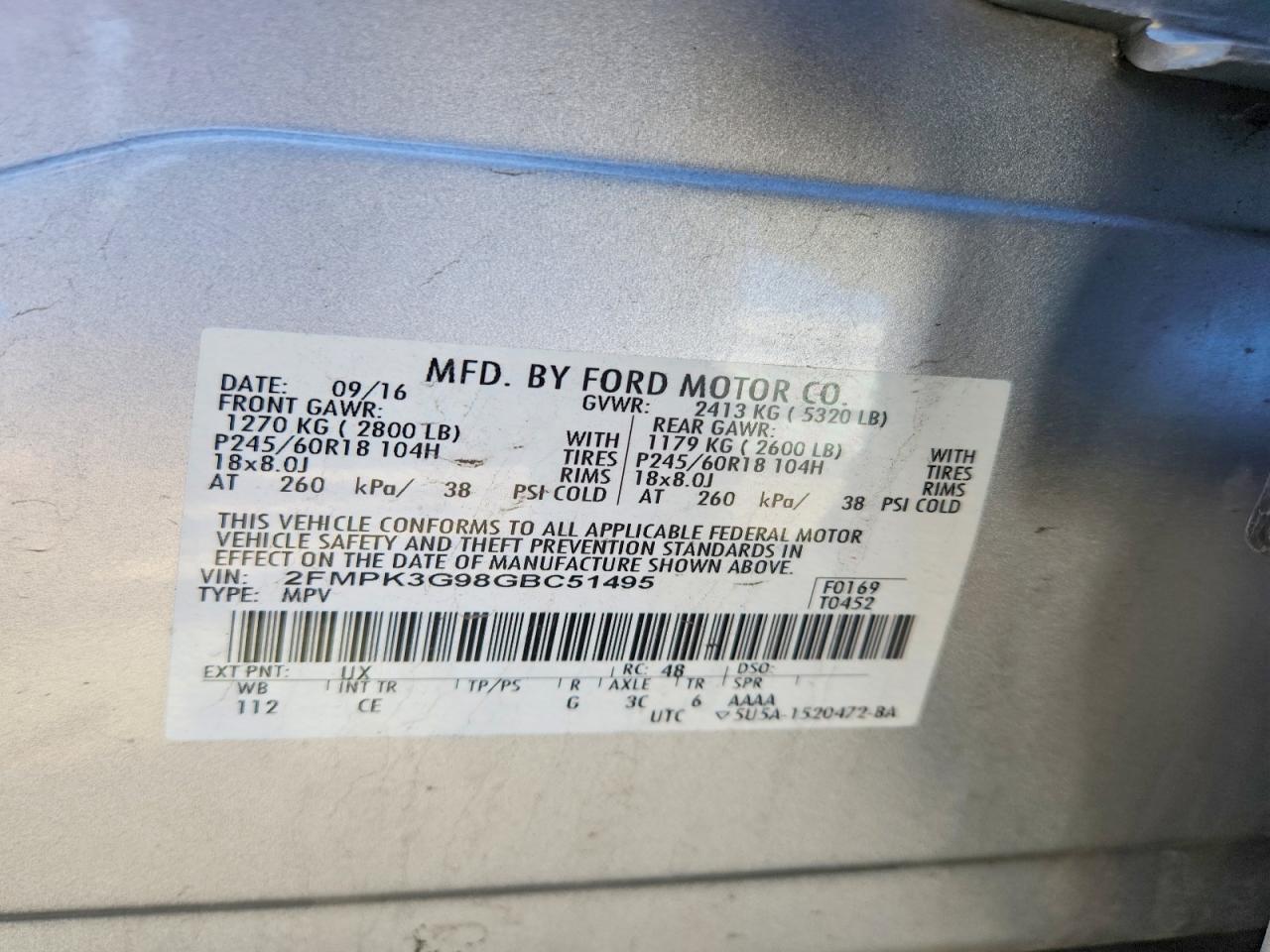 2016 Ford Edge Se - zdjęcie 14