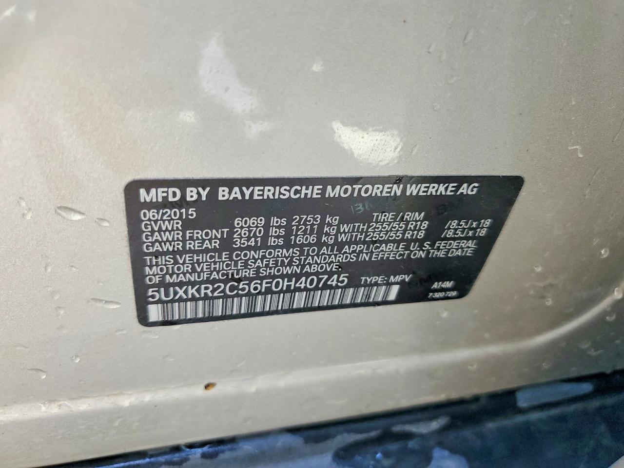 2015 BMW X5 Sdrive35I - zdjęcie 14