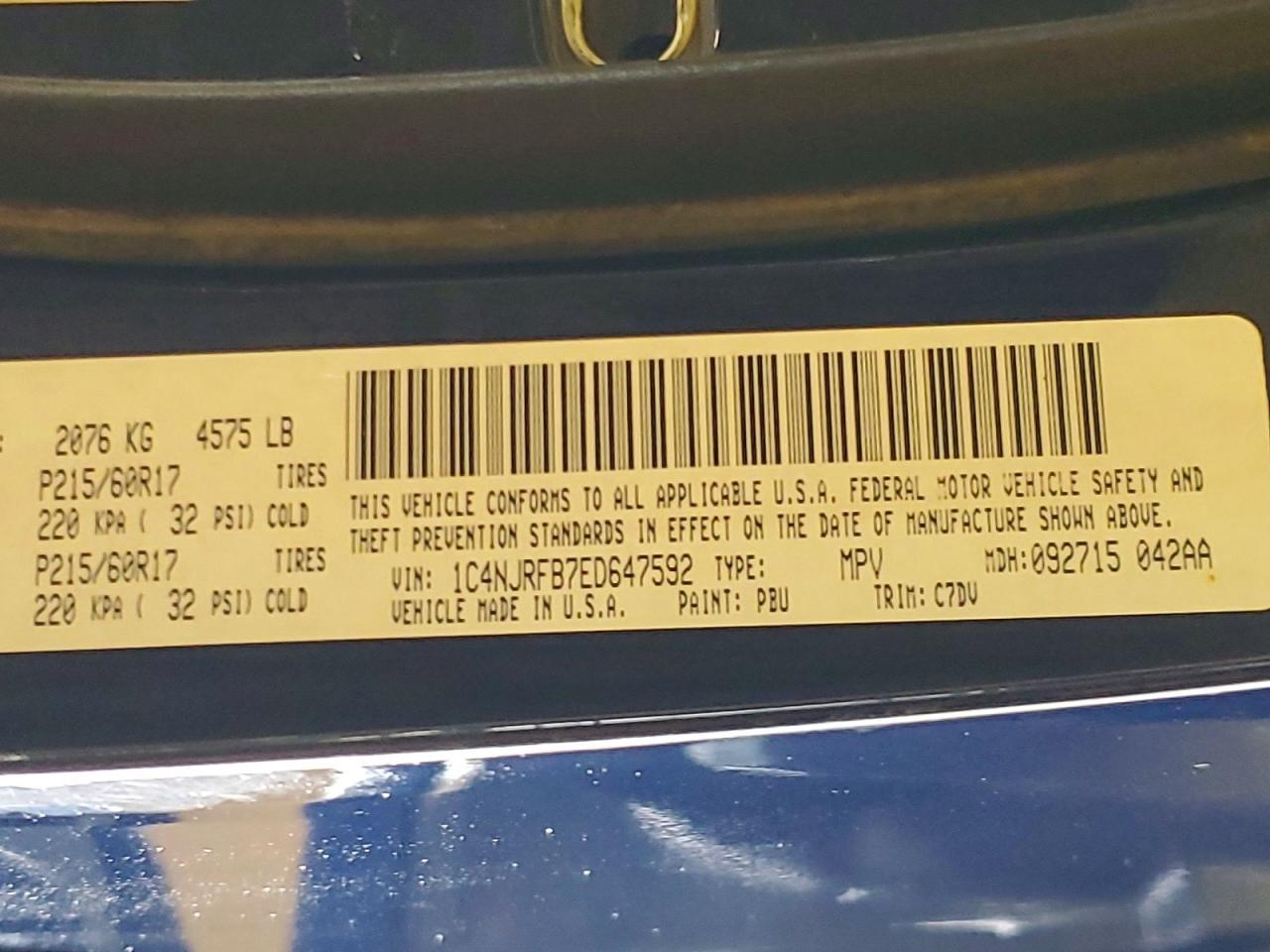 2014 Jeep Patriot Latitude - zdjęcie 13
