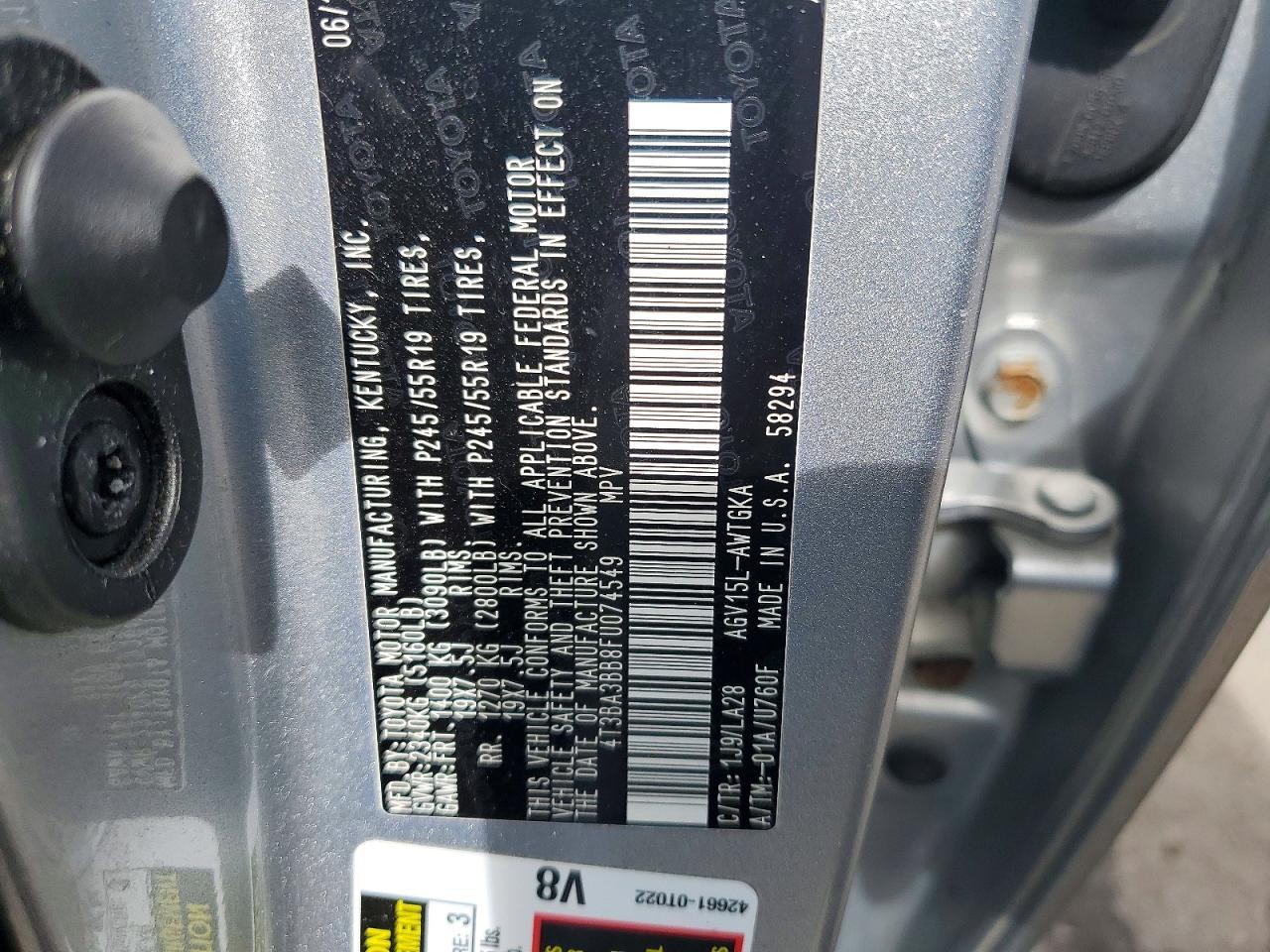 2015 Toyota Venza Xle - zdjęcie 13