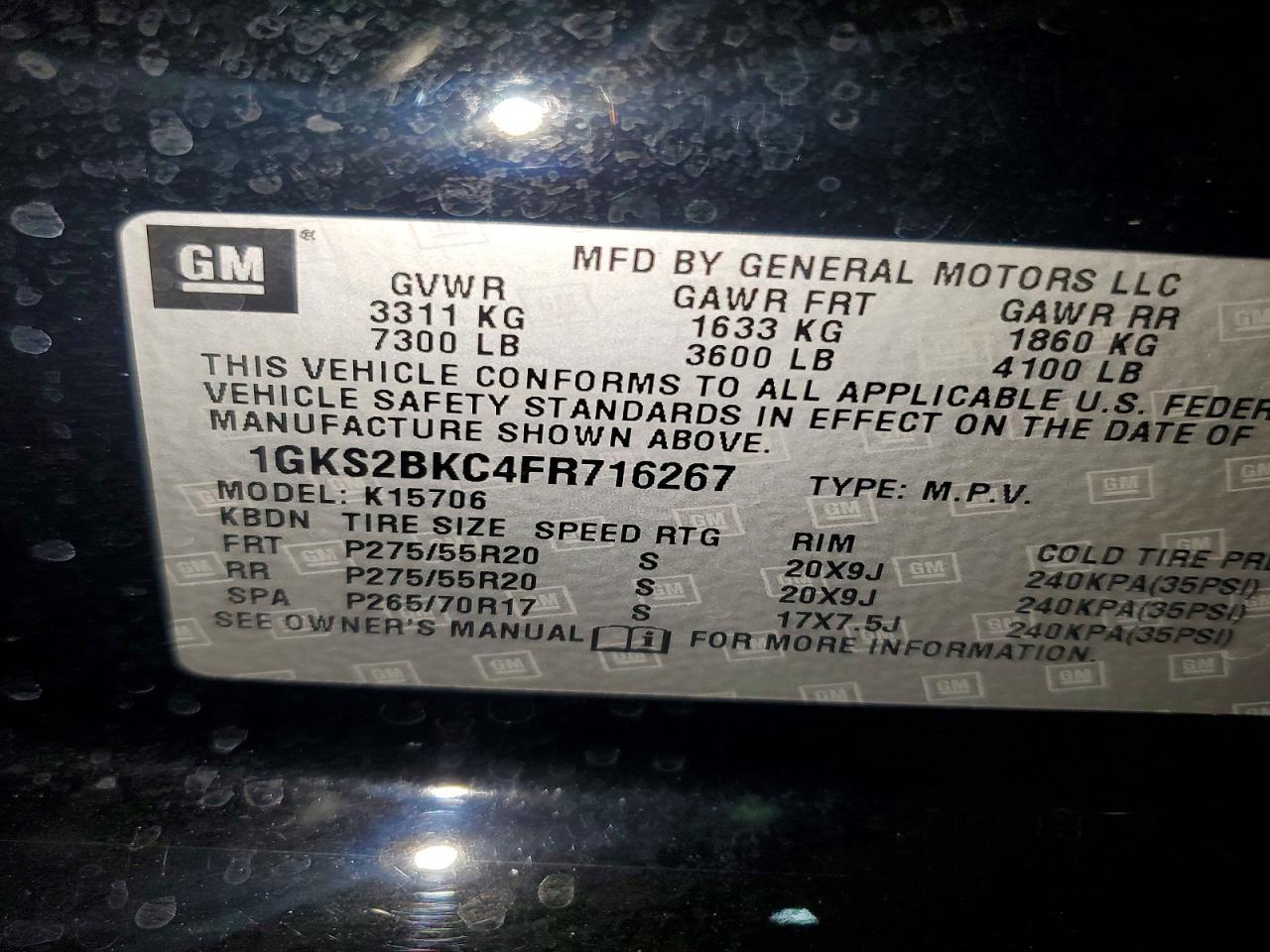 2015 GMC Yukon Slt - zdjęcie 14