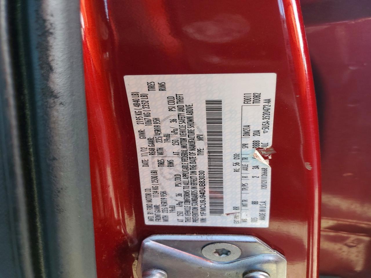 2013 Ford Escape Titanium - zdjęcie 13