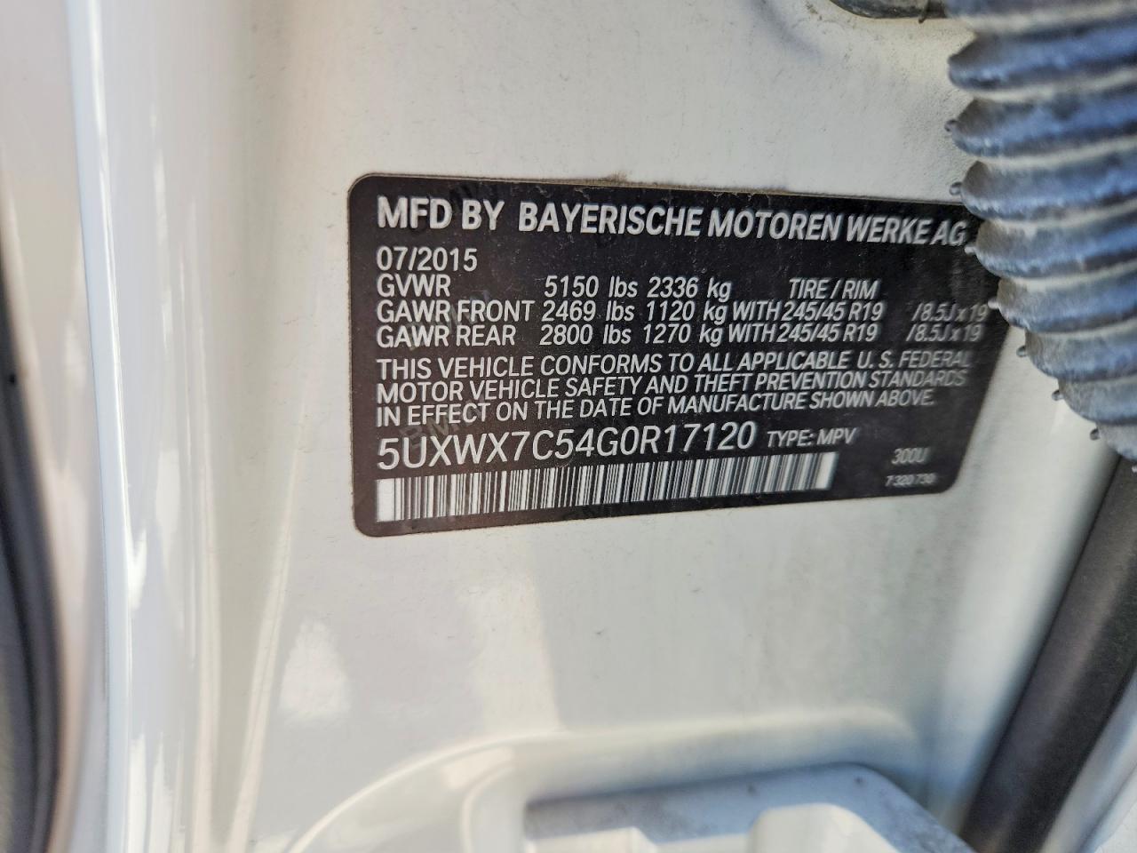 2016 BMW X3 xDrive35I - zdjęcie 13