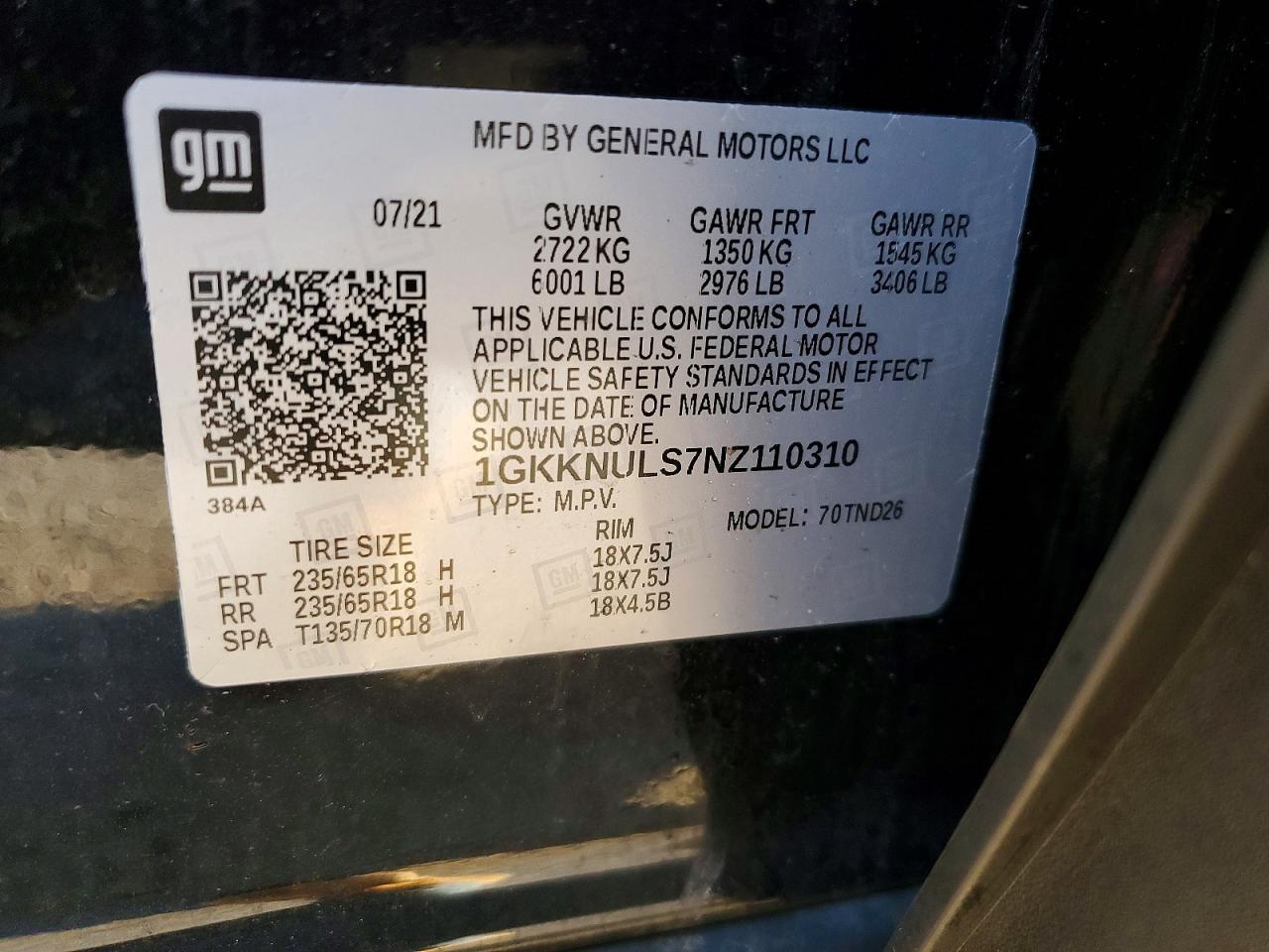 2022 GMC Acadia Slt - zdjęcie 13