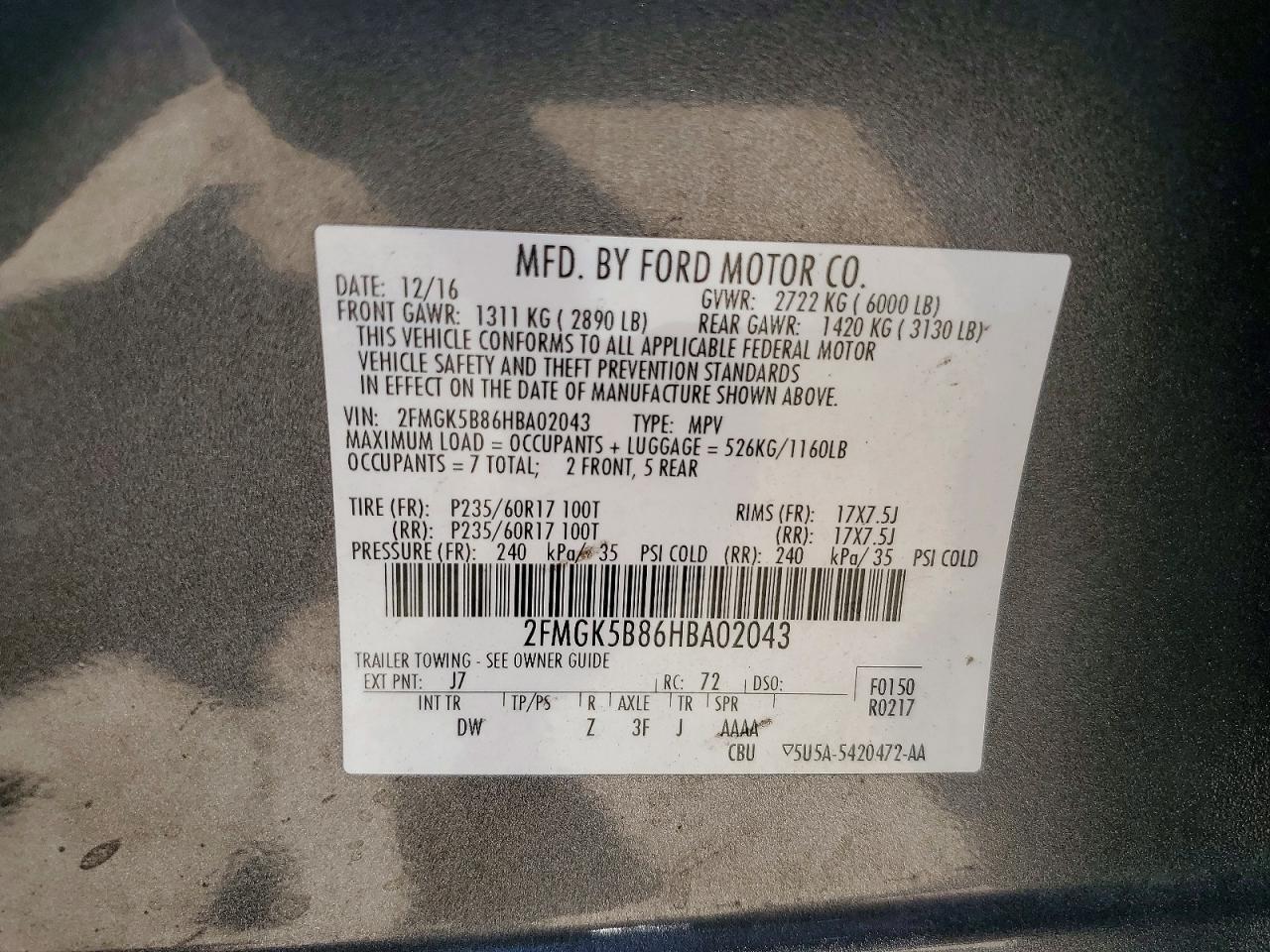 2017 Ford Flex Se - zdjęcie 13
