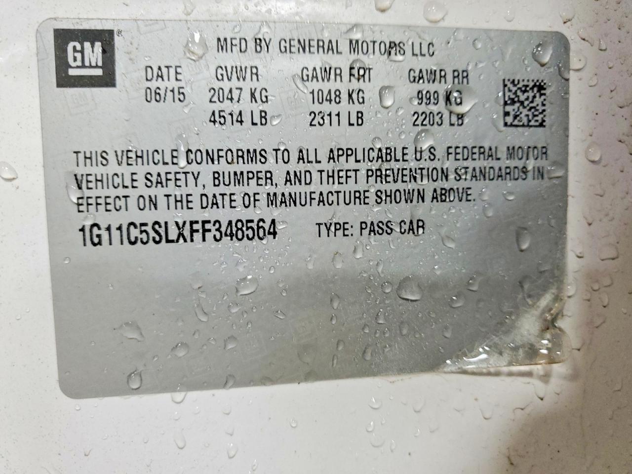 2015 Chevrolet Malibu 1Lt - zdjęcie 13