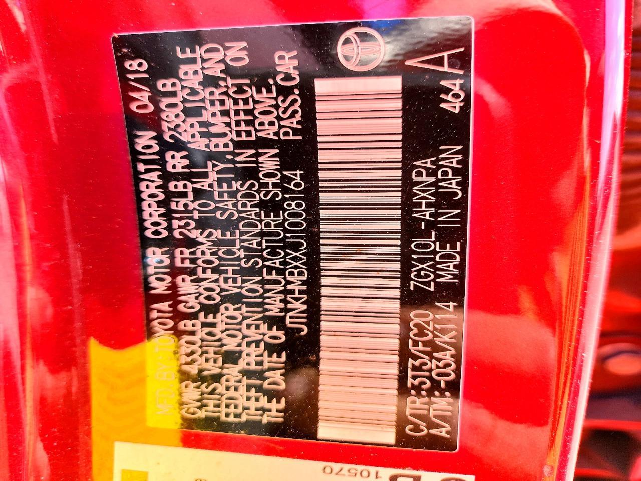 2018 Toyota C-Hr Xle - zdjęcie 12