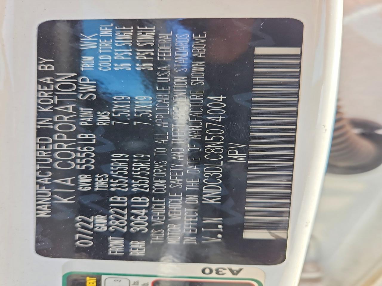 2022 Kia Ev6 Wind - zdjęcie 13