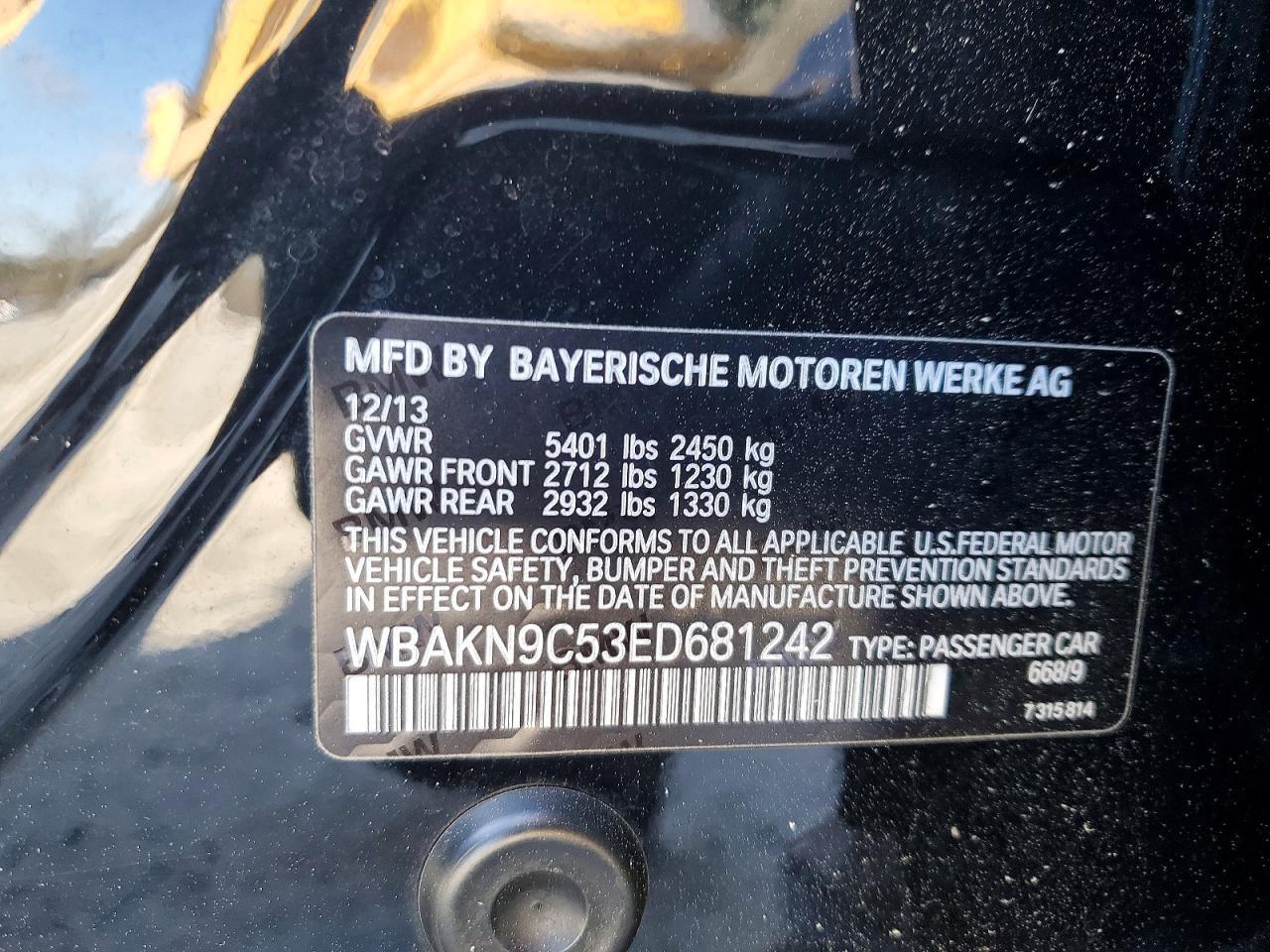 2014 BMW 550 I - zdjęcie 12
